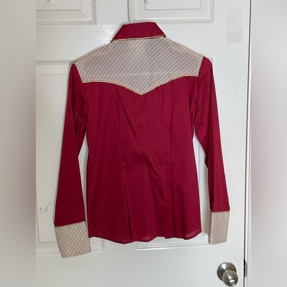 Vintage Avante West Shirt 9/10 See Measurements​​​​​​​​ - Picture 6 of 11